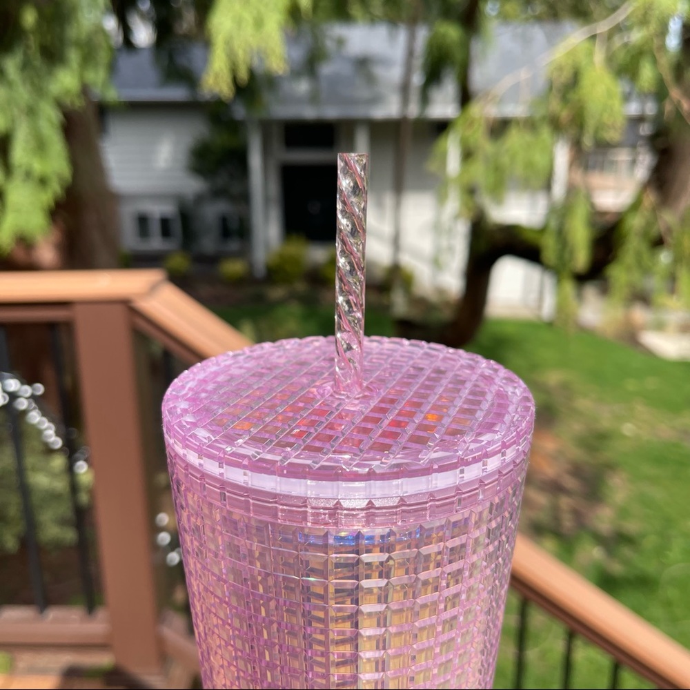 Starbucks Blush Pink Studded 24oz Tumbler - Picture 3 of 3